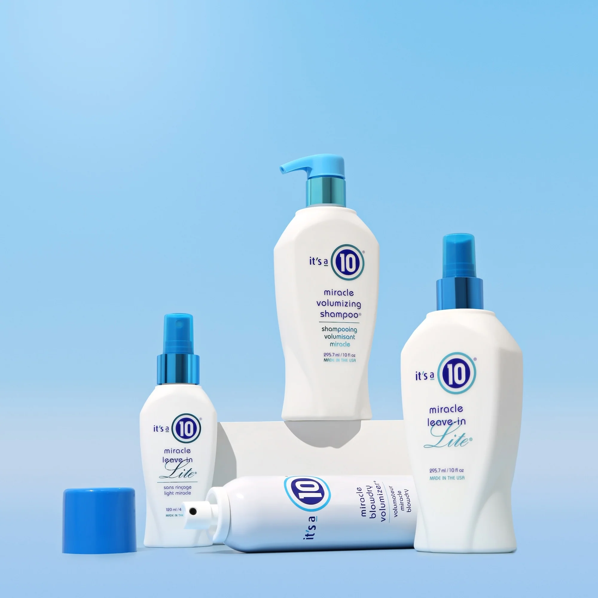 Coleção Volumizing Miracle Leave-in Lite - Condicionador Hidratante para Cabelos