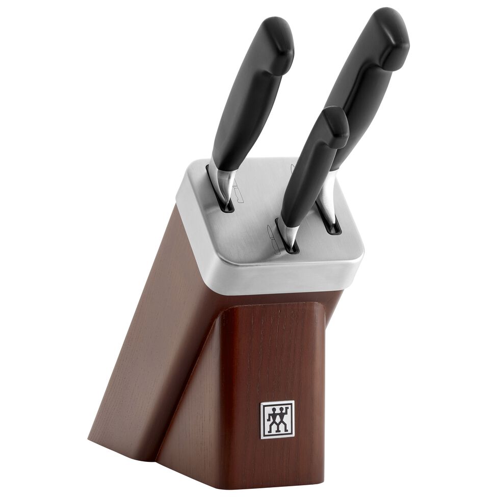 Messerblockset mit KiS Technologie 4-tlg, Braun