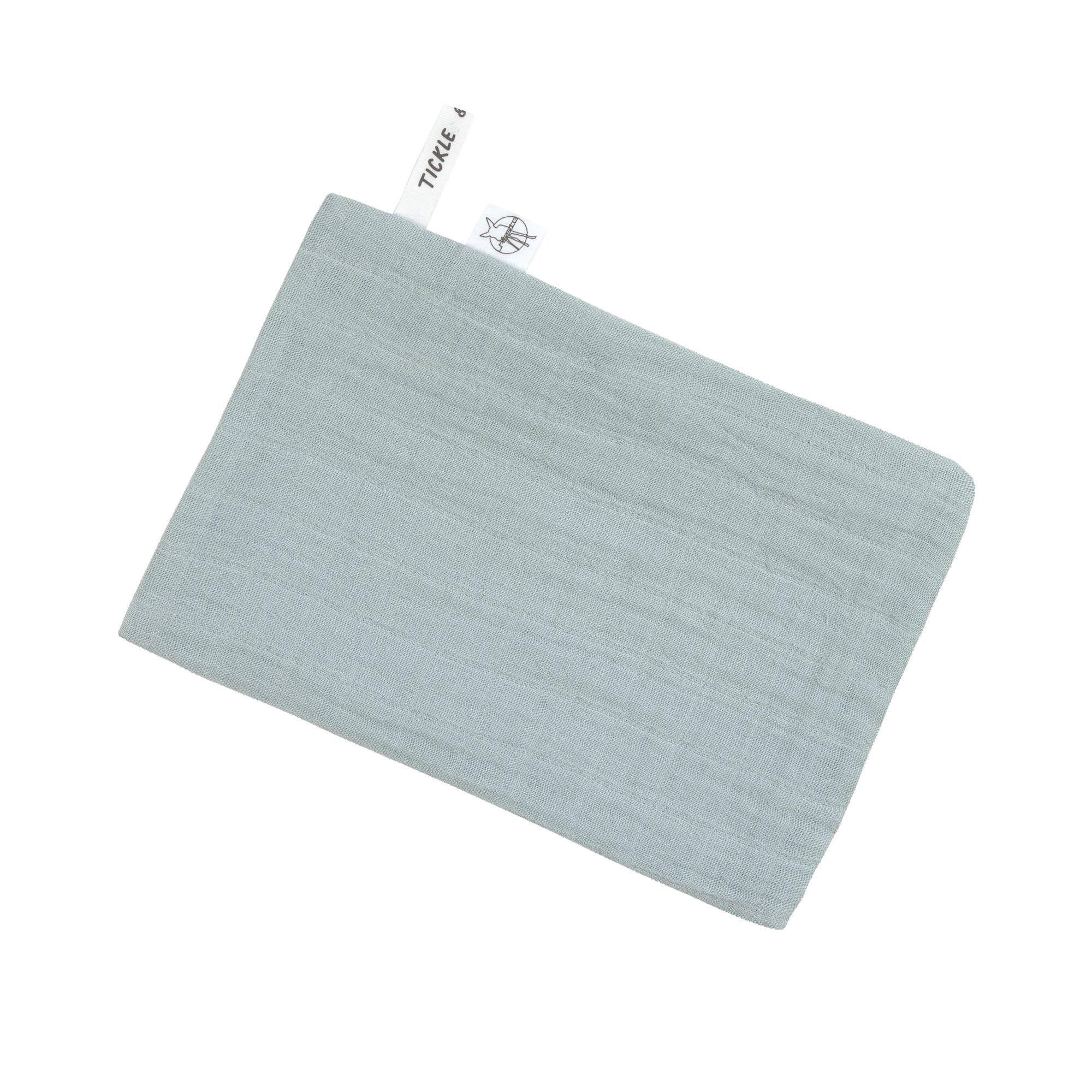 Mull Waschlappen Baby 3er Set, Hellblau