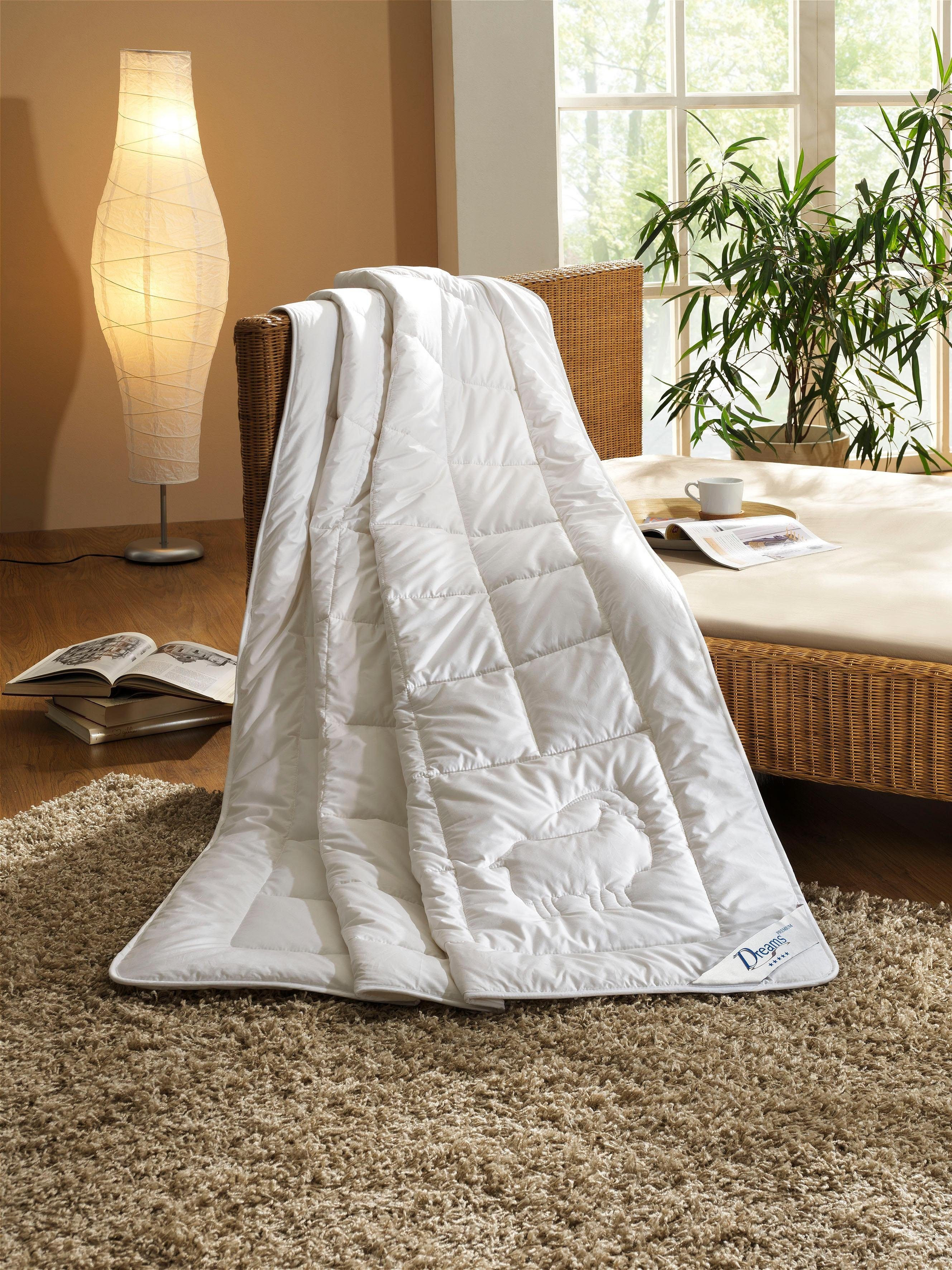 Naturhaarbettdecke, Cashmere Premium, Dreams, Bezug: 100% Baumwolle, Bettdecke in 135x200 oder 155x220 cm, im Winter geeignet