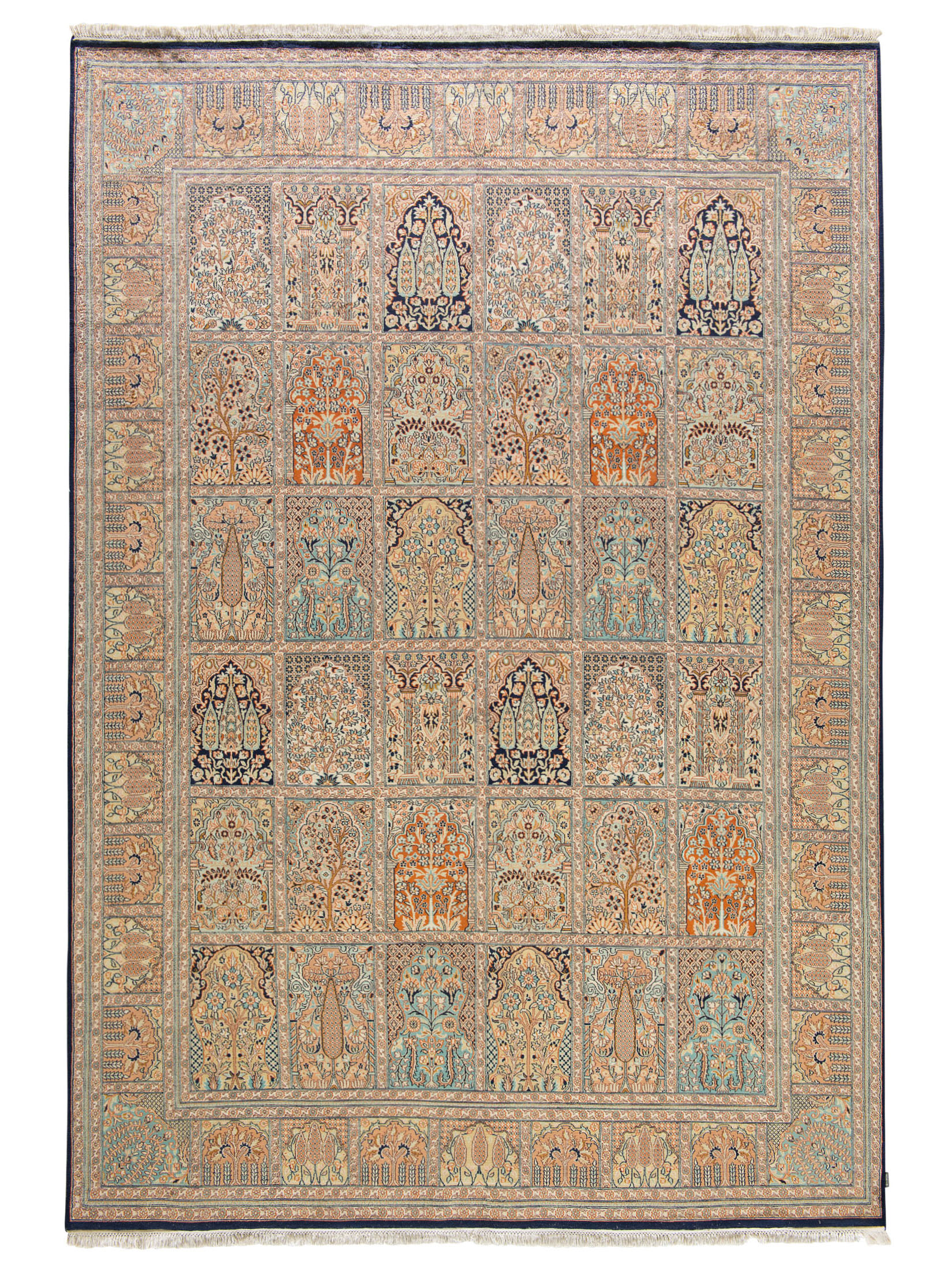 Kaschmir Seide 18/18 ca. 213 x 309 cm, Unikat / Einzelstück
