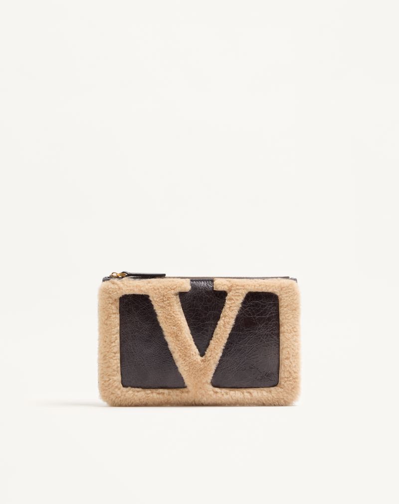 Valentino Garavani Viva Superstar fåreskindsclutch