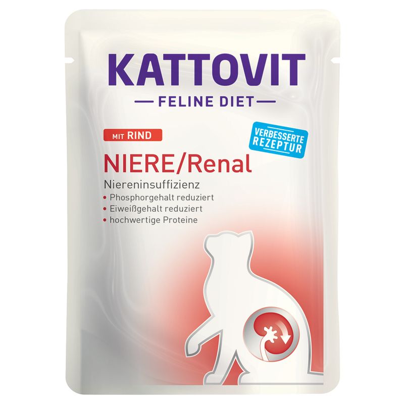 Kattovit Niere/Renal Pouch 24 x 85 g zu TOP-Preisen