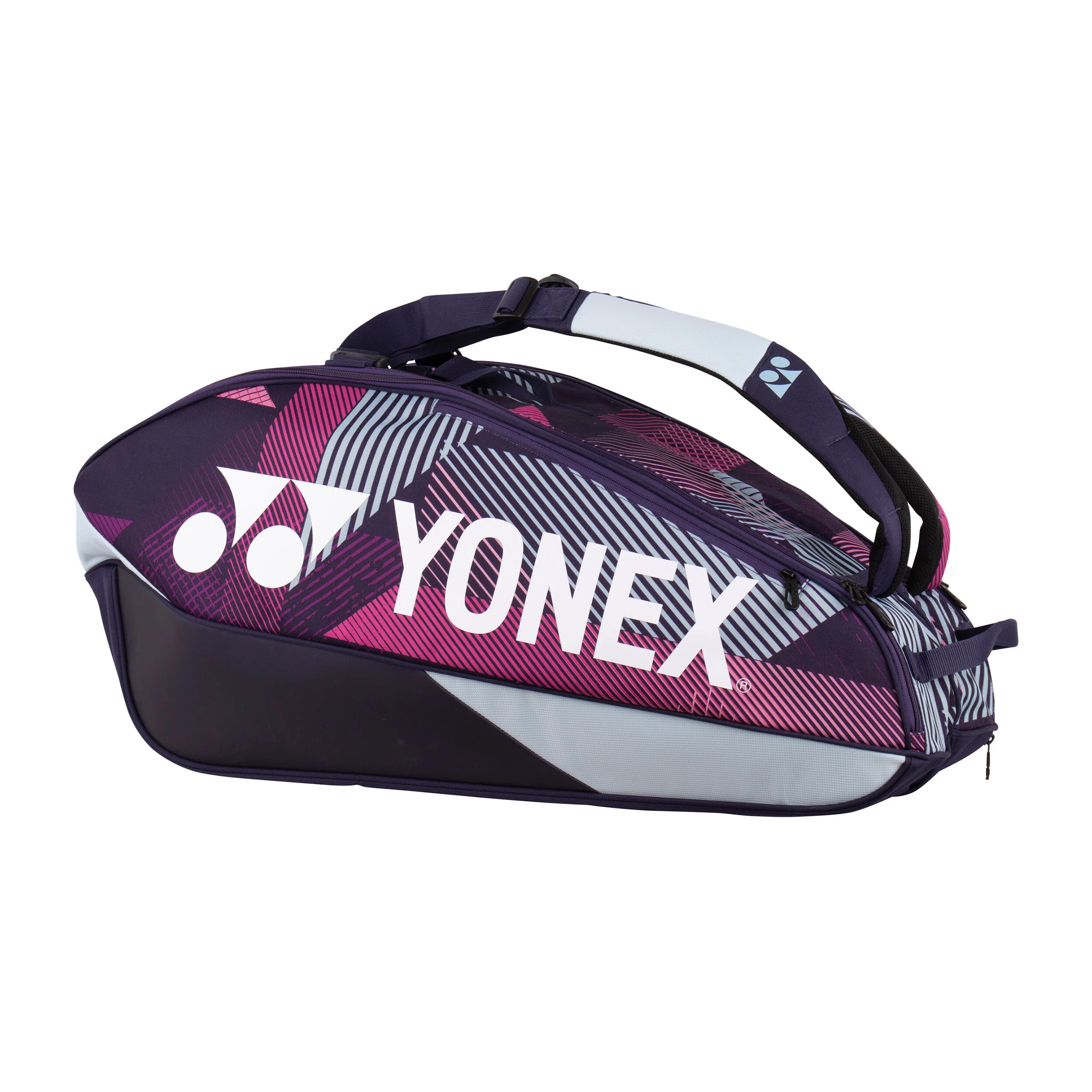 Pro Racquet Bag Schlägertasche 6er - Lila, Grau