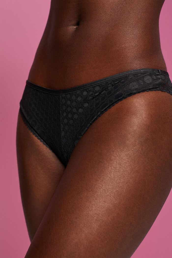Recycelt: Hipster-Slip mit Spitze