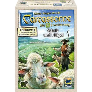 Carcassonne: 9. Erweiterung - Schafe und Hügel (DE)