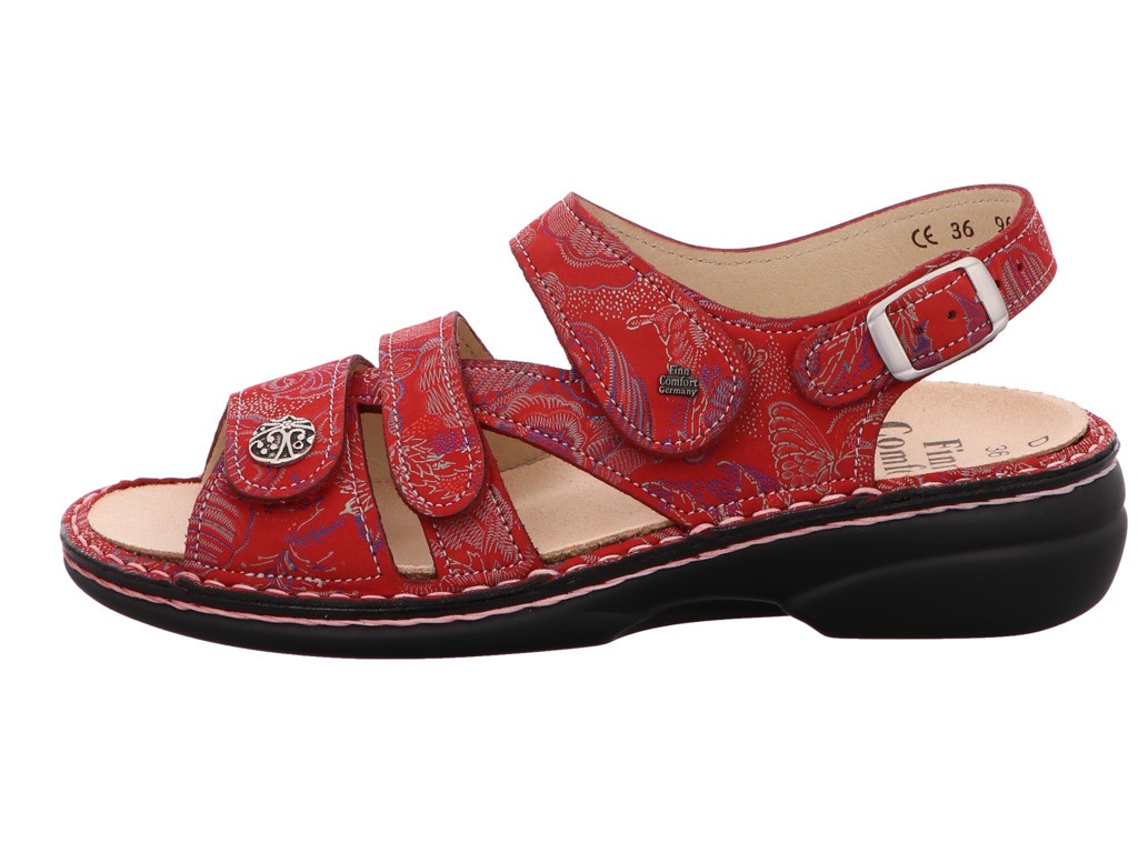 FINN COMFORT Komfort Sandalen rot