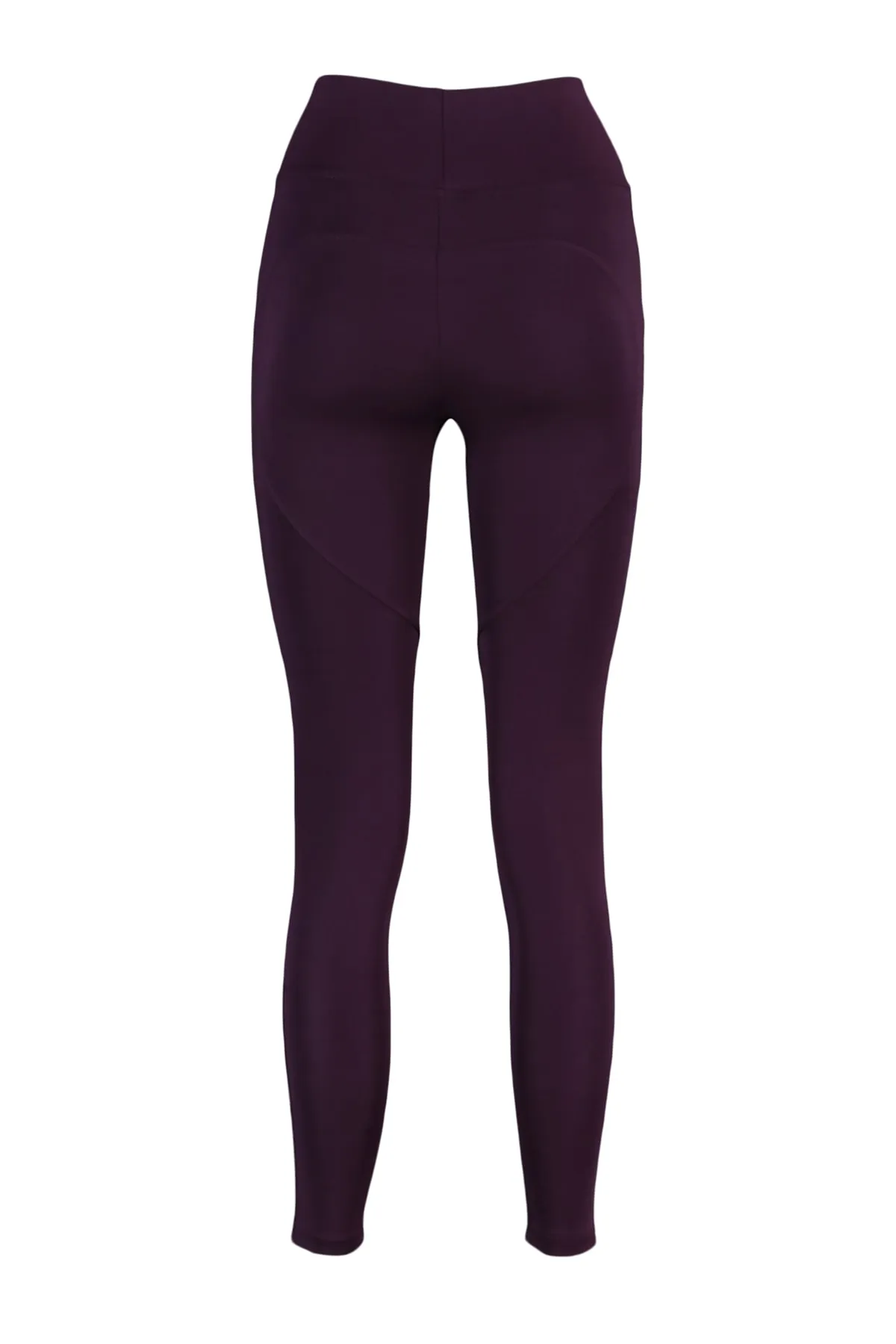 Trendyol Collection  Pflaumenfarbene Push-up-Sportleggings in voller Länge aus Strick TWOAW21TA0030