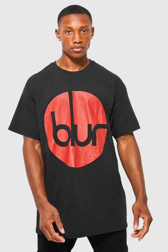 Oversize T-Shirt mit lizenziertem Blur Print