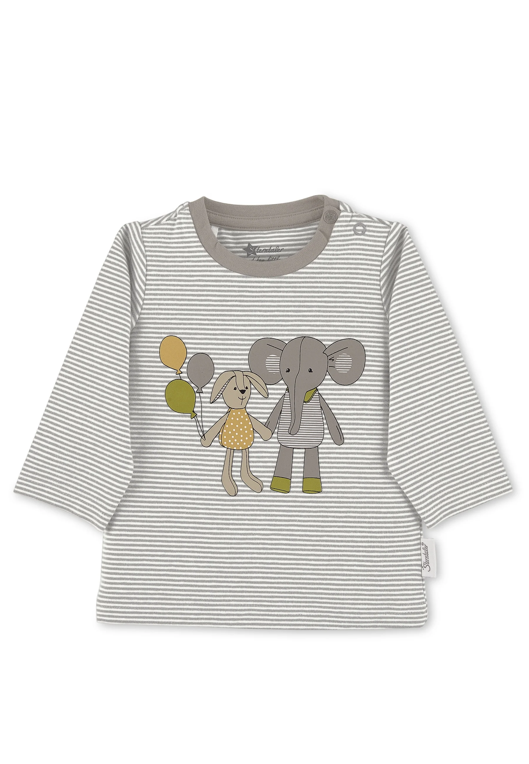 Baby-Set Langarm-Shirt u. Hose Design Elefant Eddy