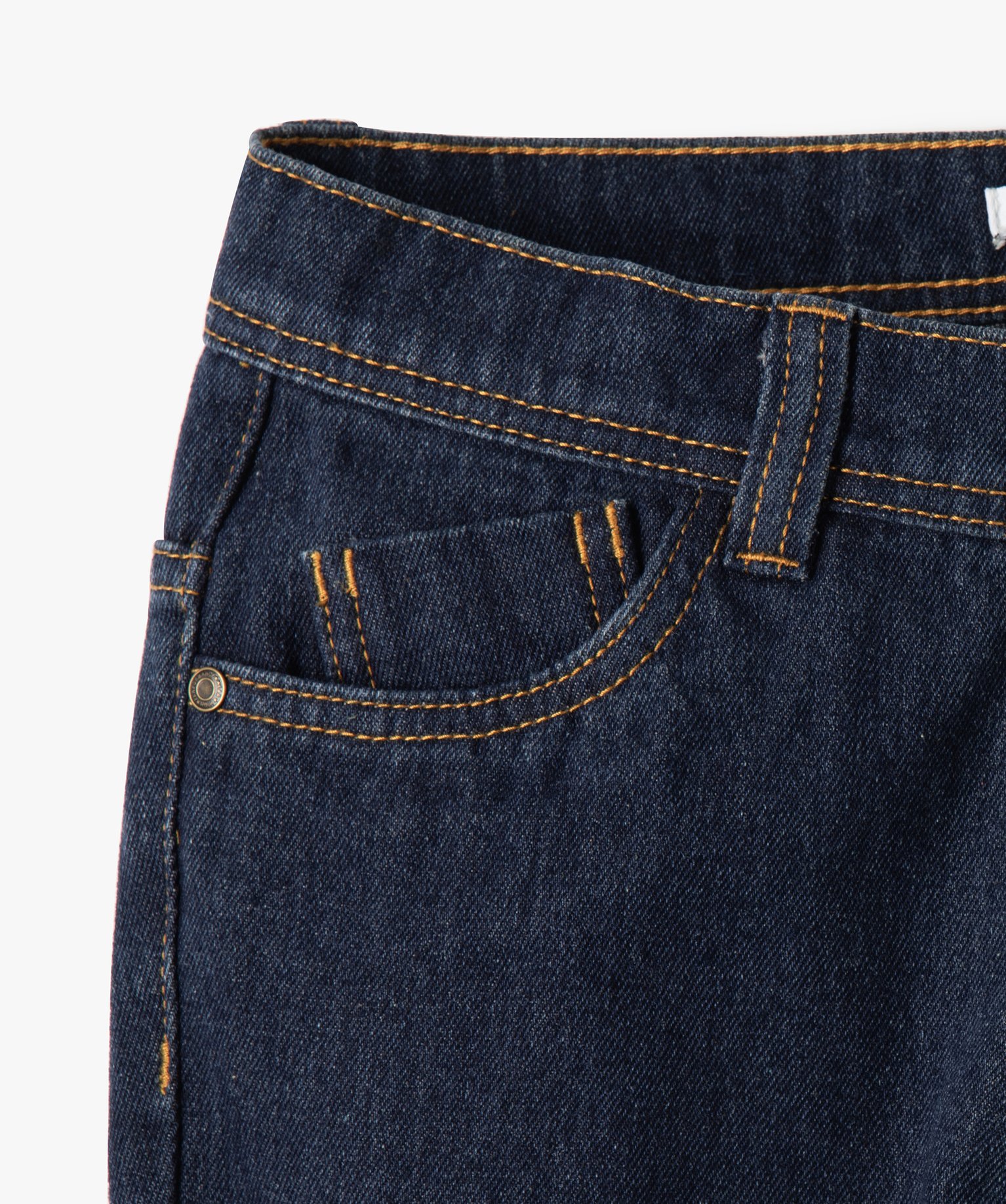 Jean Garçon brut coupe droite denim | GEMO