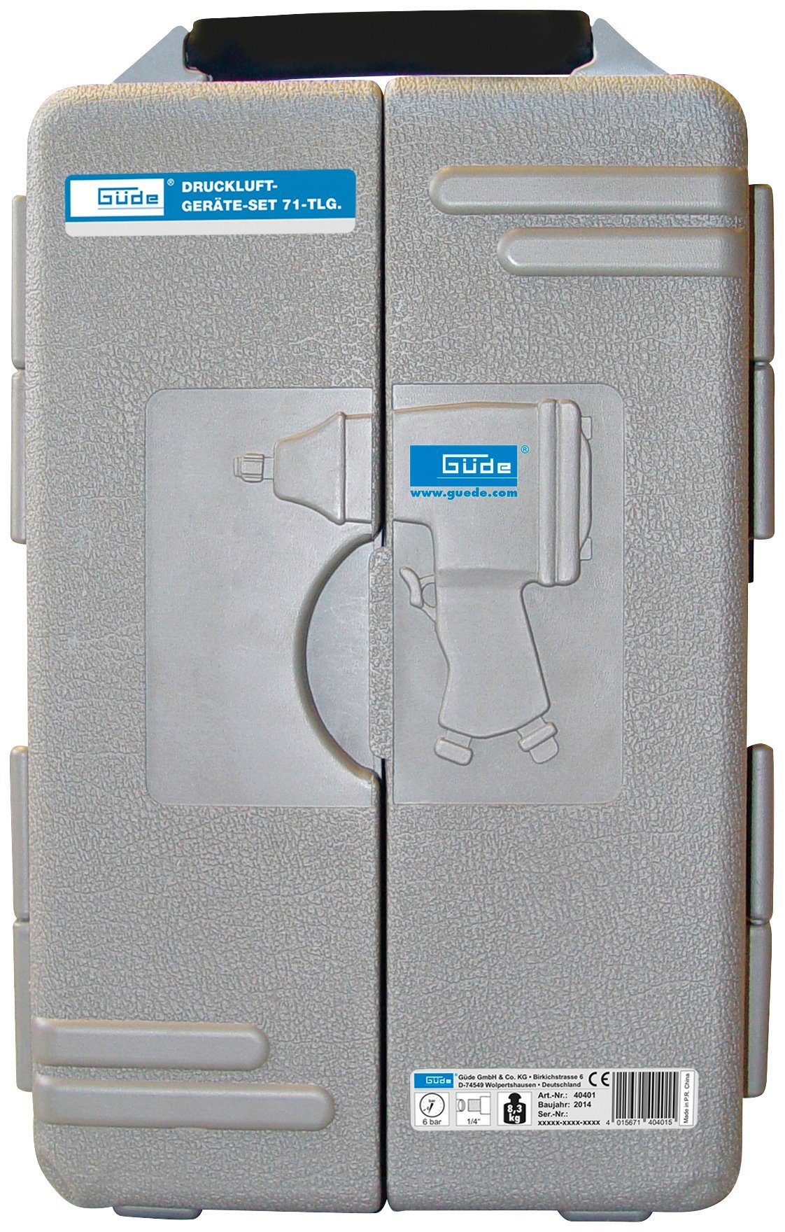 Güde Druckluftgeräte-Set, 71-tlg., 8 bar