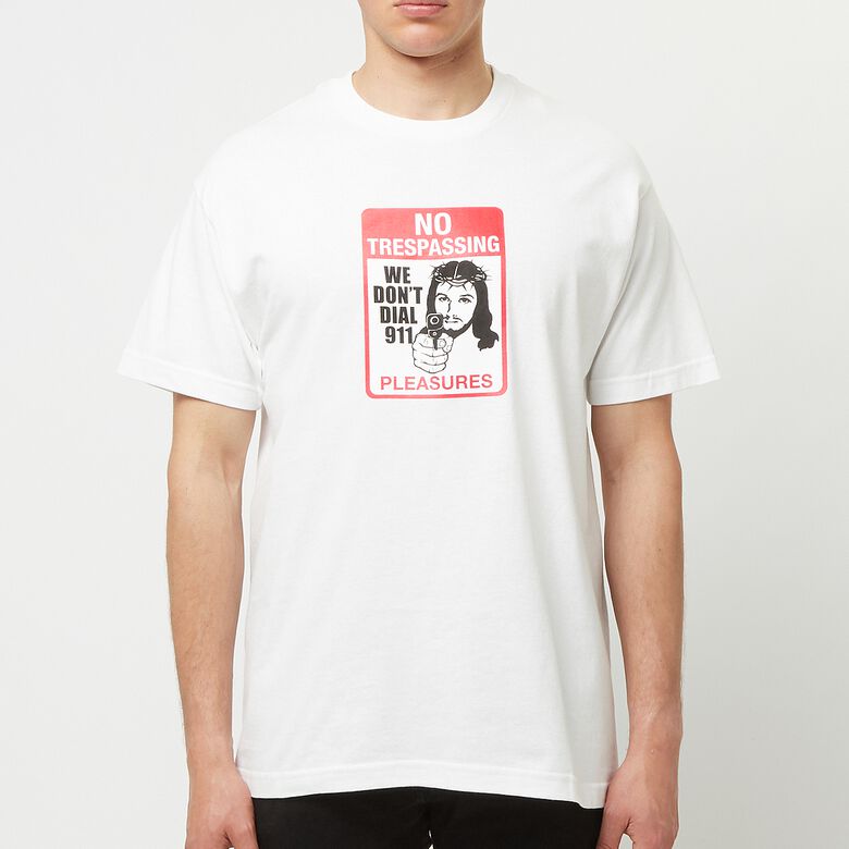 Pleasures Trespass T-Shirt white