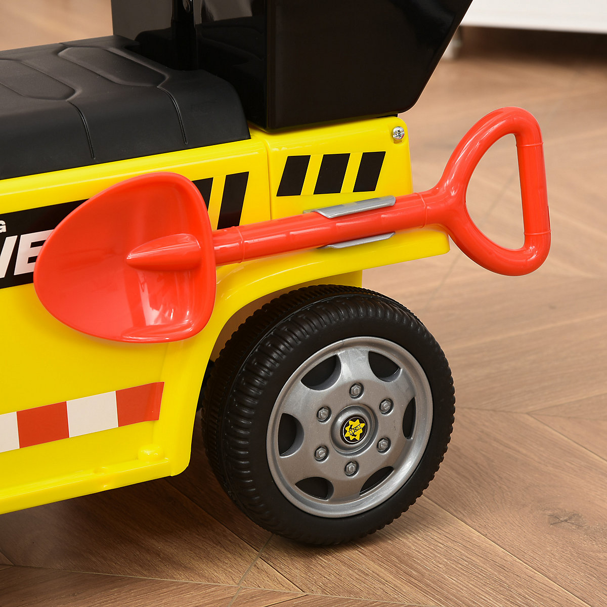 Kinder Rutscherauto mit Musik, Scheinwerfern und Alarmtönen