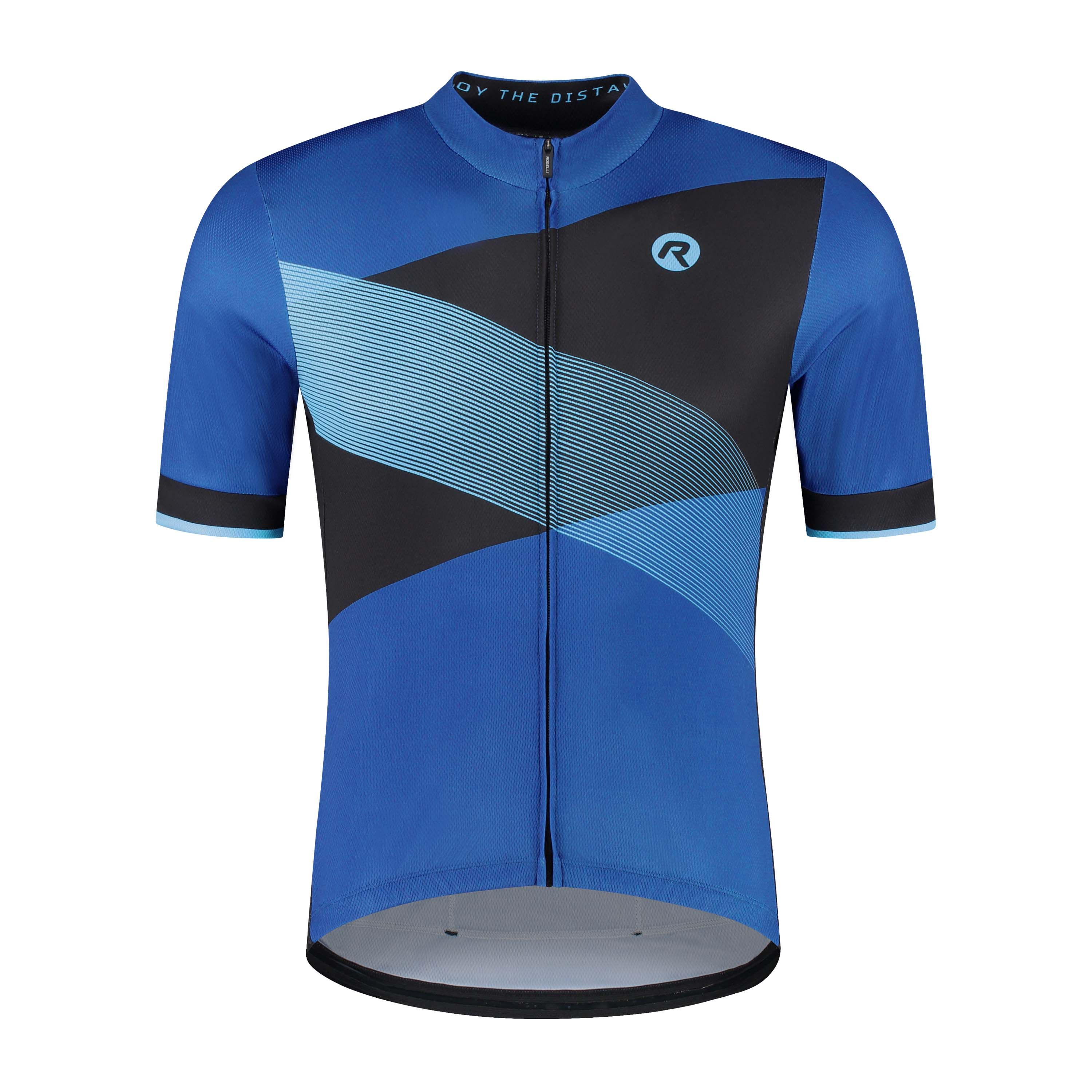 Rogelli Groove Blau Herren Radtrikot Kurzarm