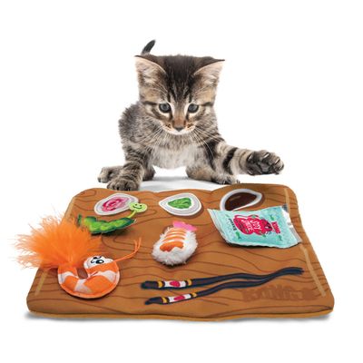 KONG Pull-A-Partz Katzenspielzeug Sushi