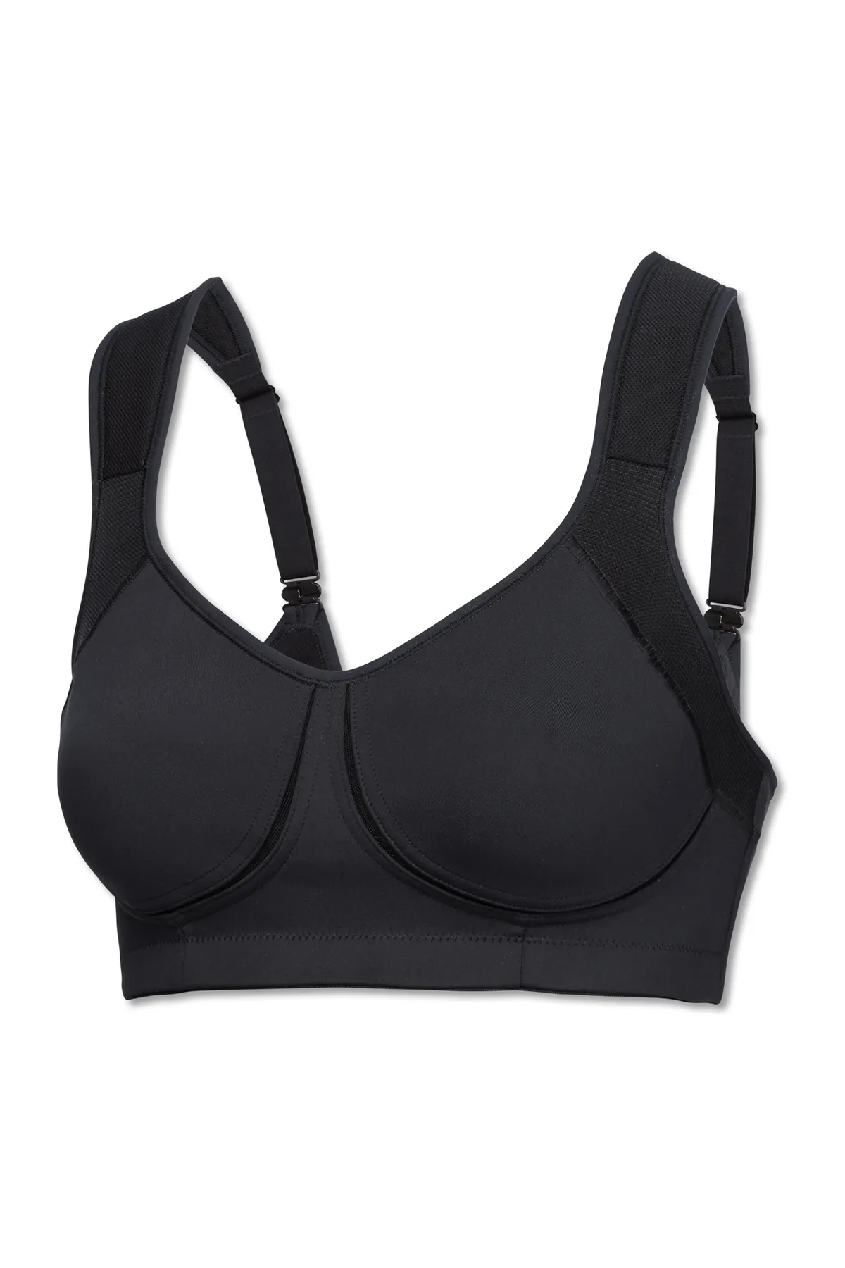 Schiesser  Sport-BH - Schwarz - Unifarben