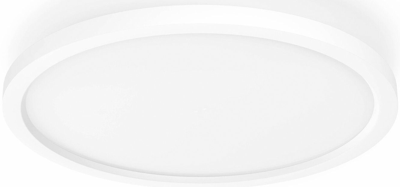 Philips Hue LED Deckenleuchte Aurelle, Dimmfunktion, LED fest integriert, Warmweiß, 39,5x39,5x4,7