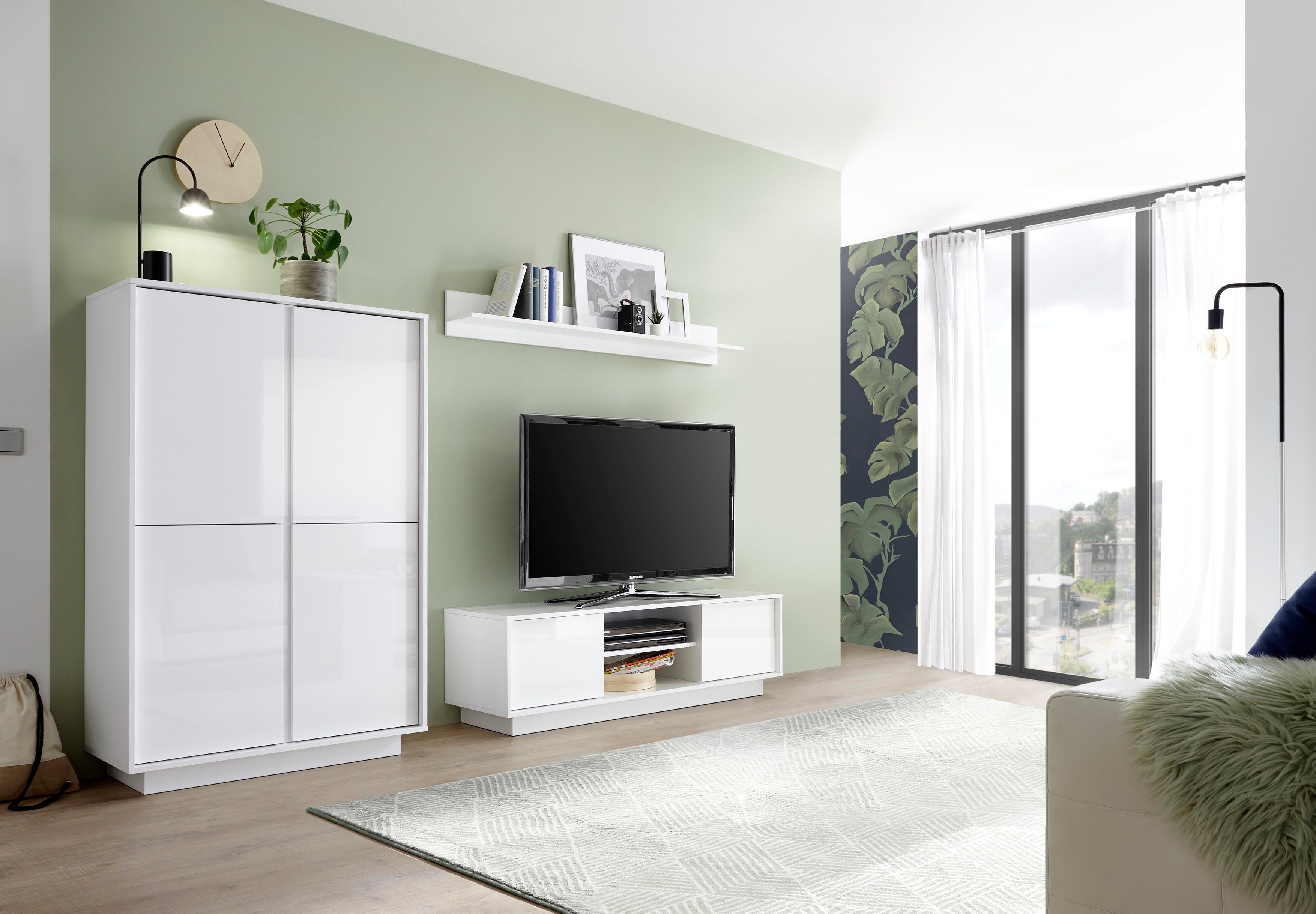 LC Highboard Ice, grifflos