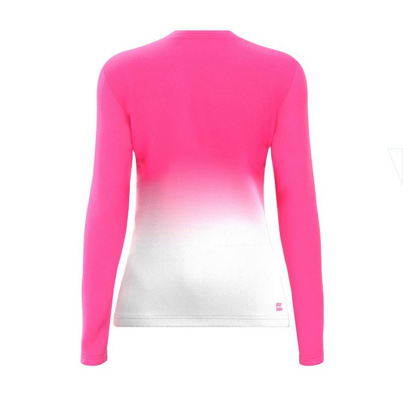 BIDI BADU Crew Gradiant Junior Longsleeve Tennisshirt Mdchen