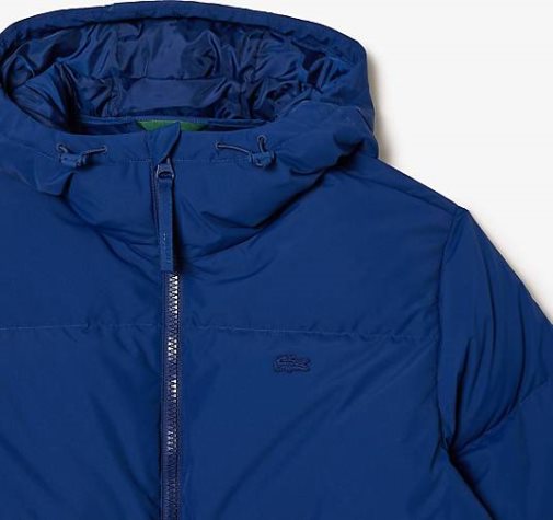 Lacoste Herren Daunenjacke mit Kapuze