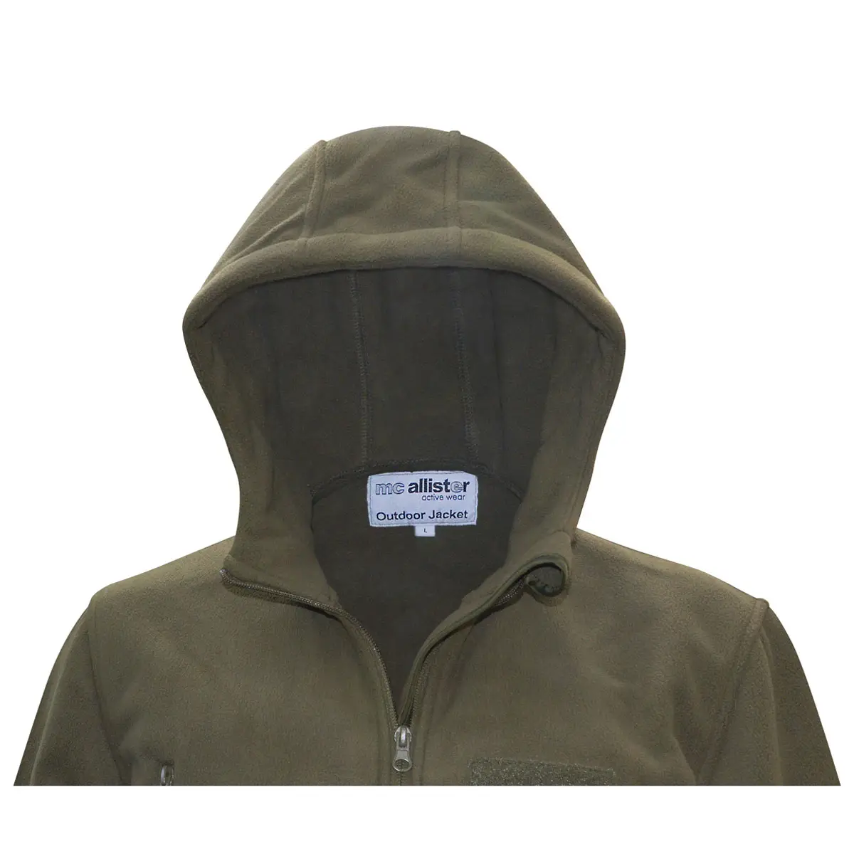 Fleece Jacke Outdoor Adventure oliv