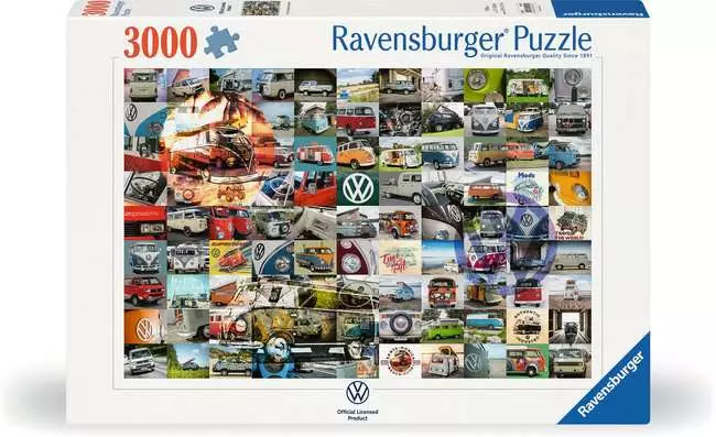 Puzzle 3000 Teile - 99 Bulli Moments