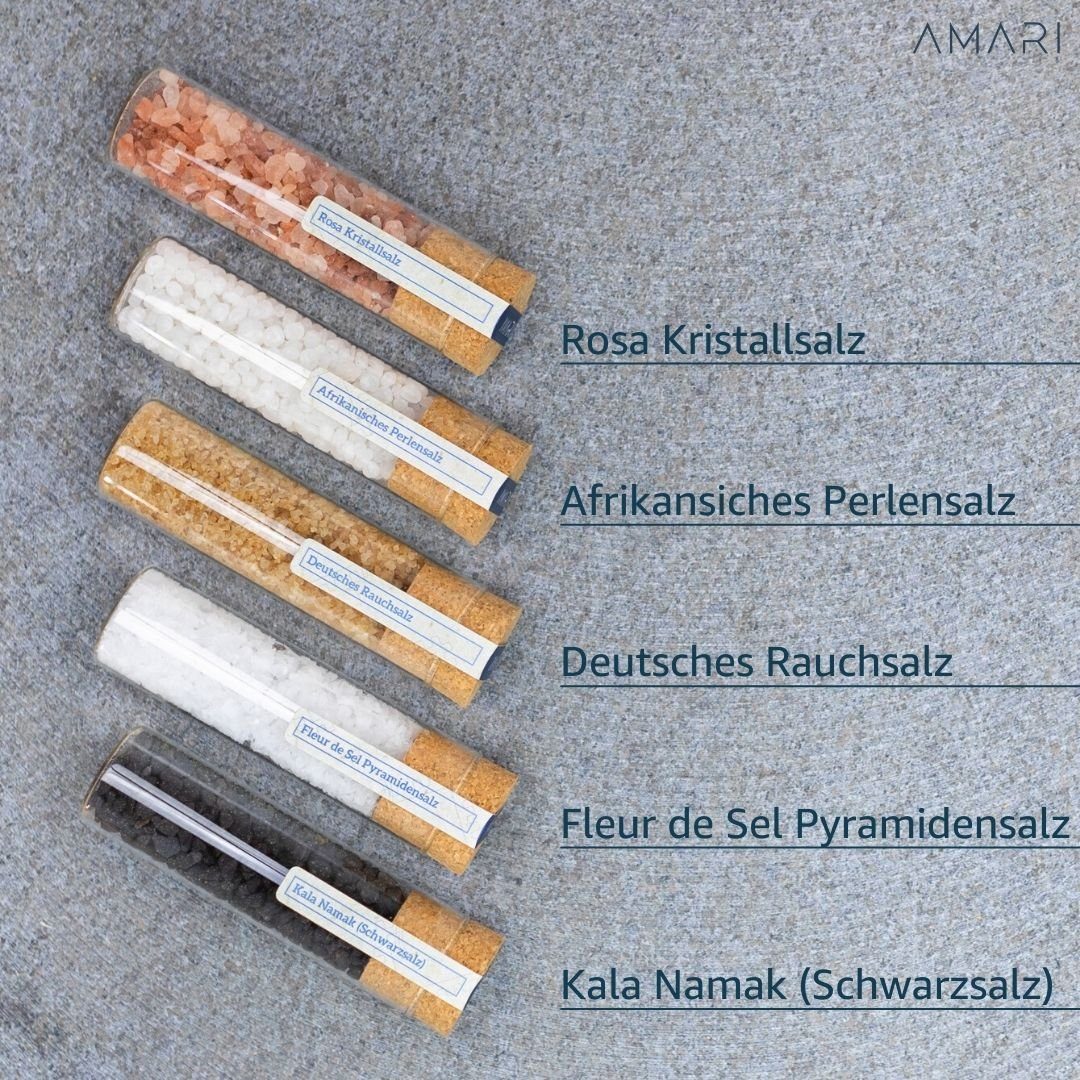 Amari Gewürzkarussell AMARI ® Gewürze Set – 5 erlesene Gewürze - BBQ, Italia, Salze