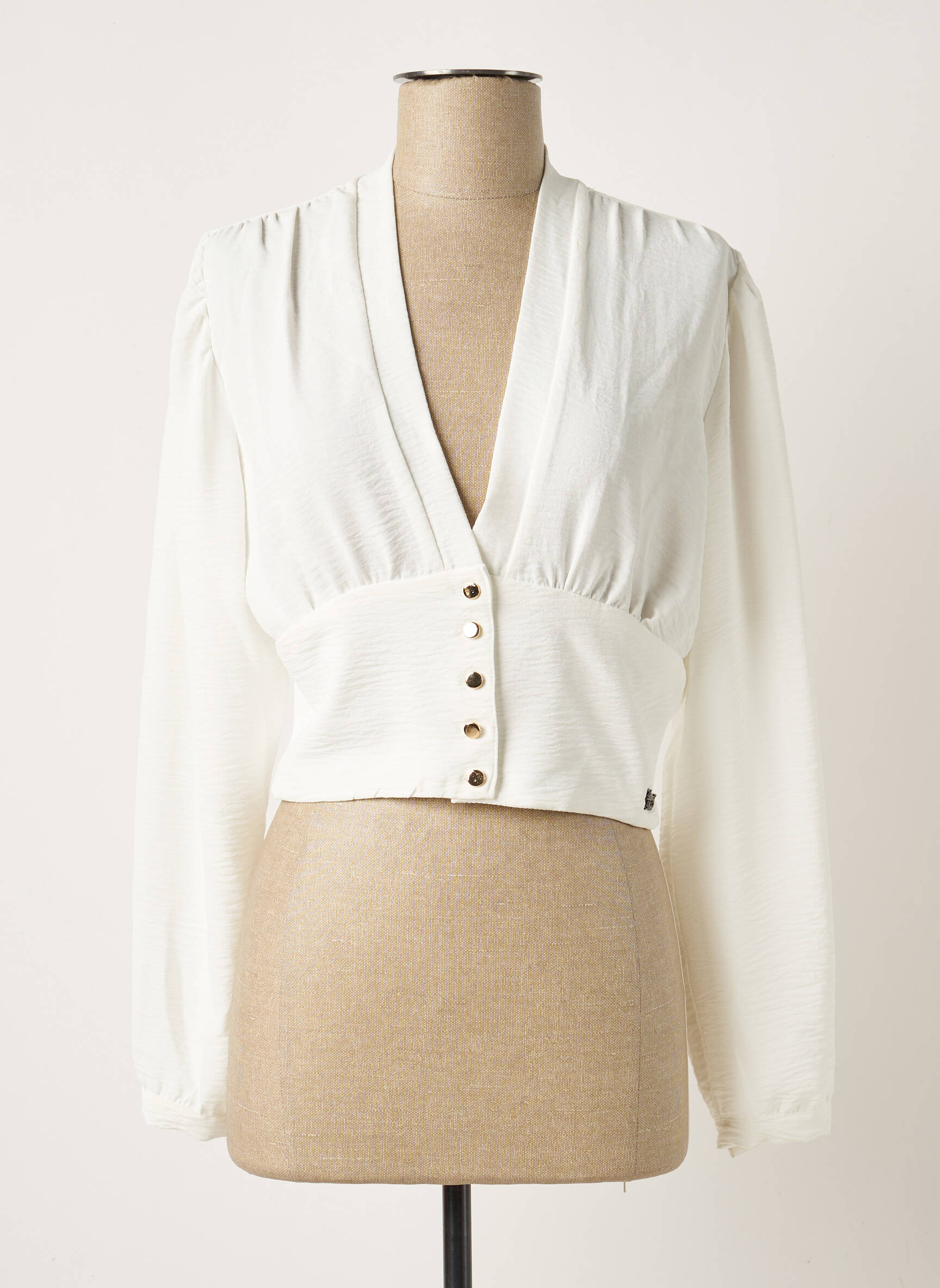 Dina   Dess Chemisiers Femme couleur blanc
