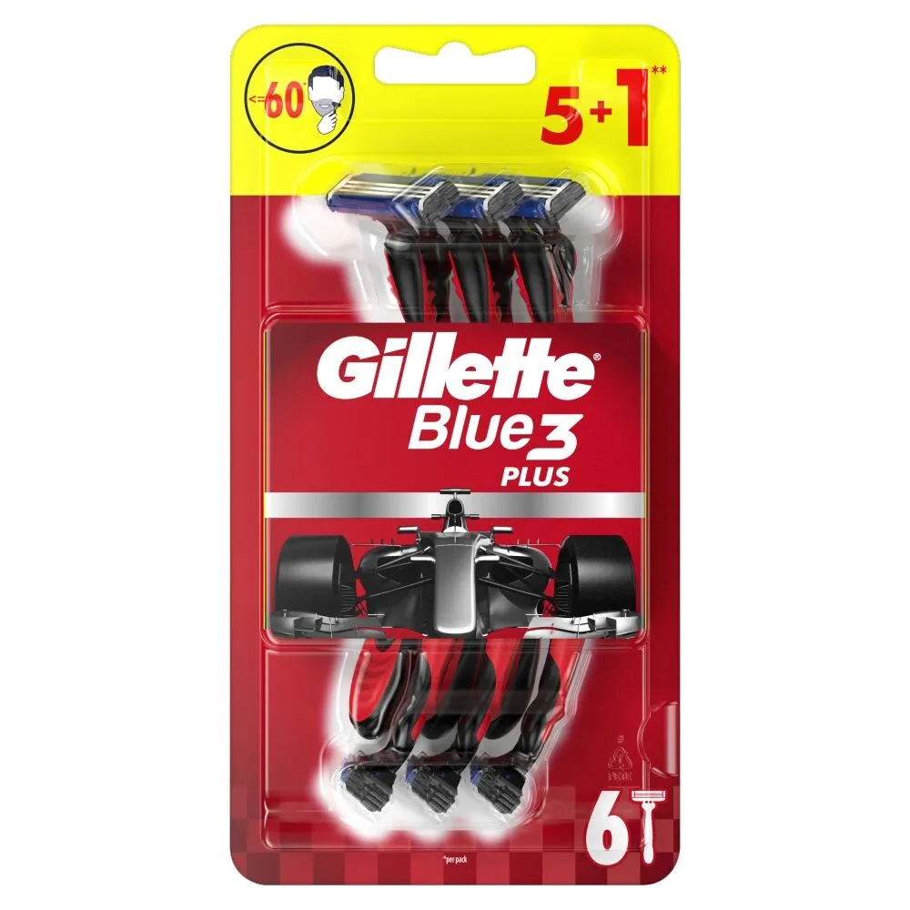 Ξυράφια Gillette Blue3 Red 5+