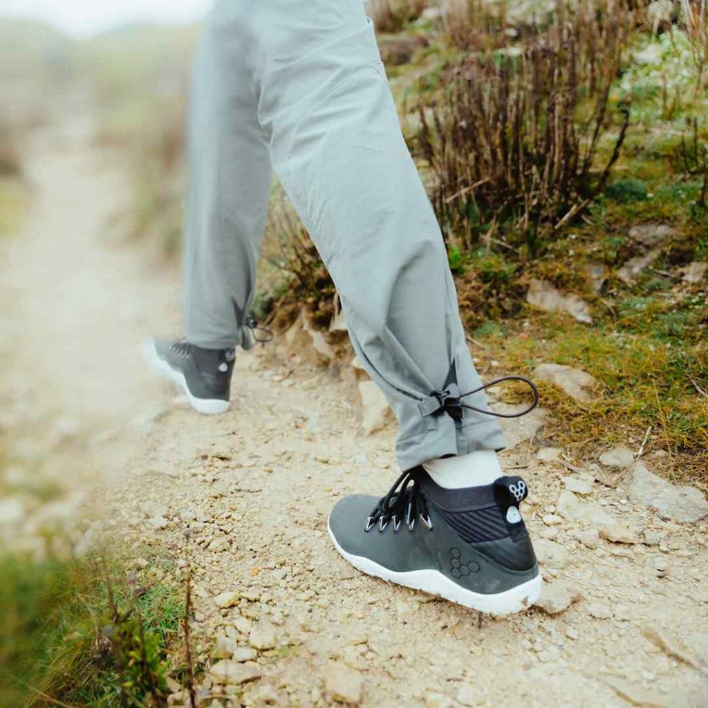 Vivobarefoot Magna FG L Black Leather Barfuß-Wanderschuhe