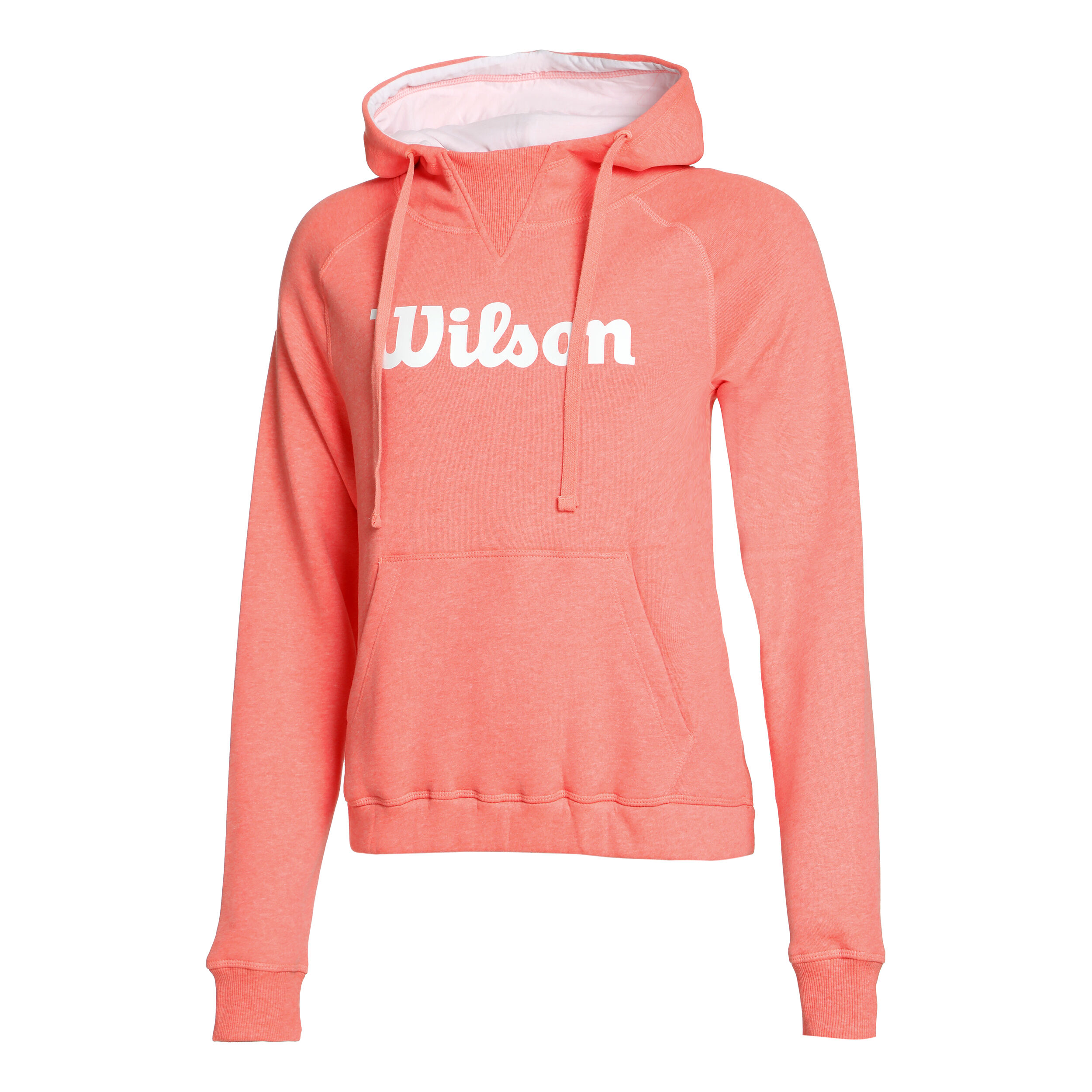 Script Hoody Damen - Koralle