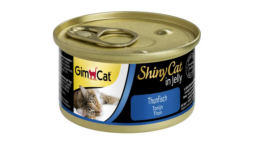 GimCat Katzennassfutter ShinyCat in Jelly Thunfisch 70 g
