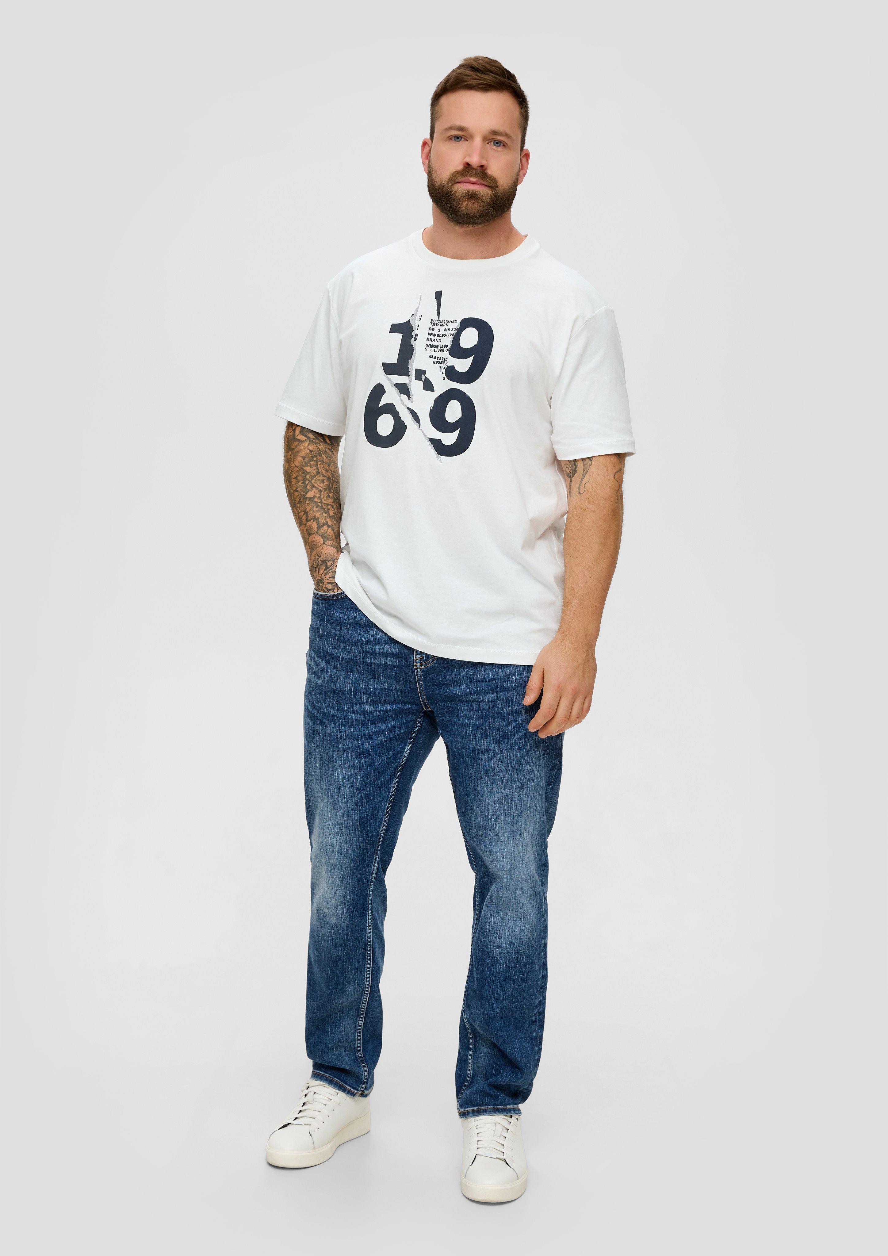 T-Shirt mit Frontprint  2143392-01D2