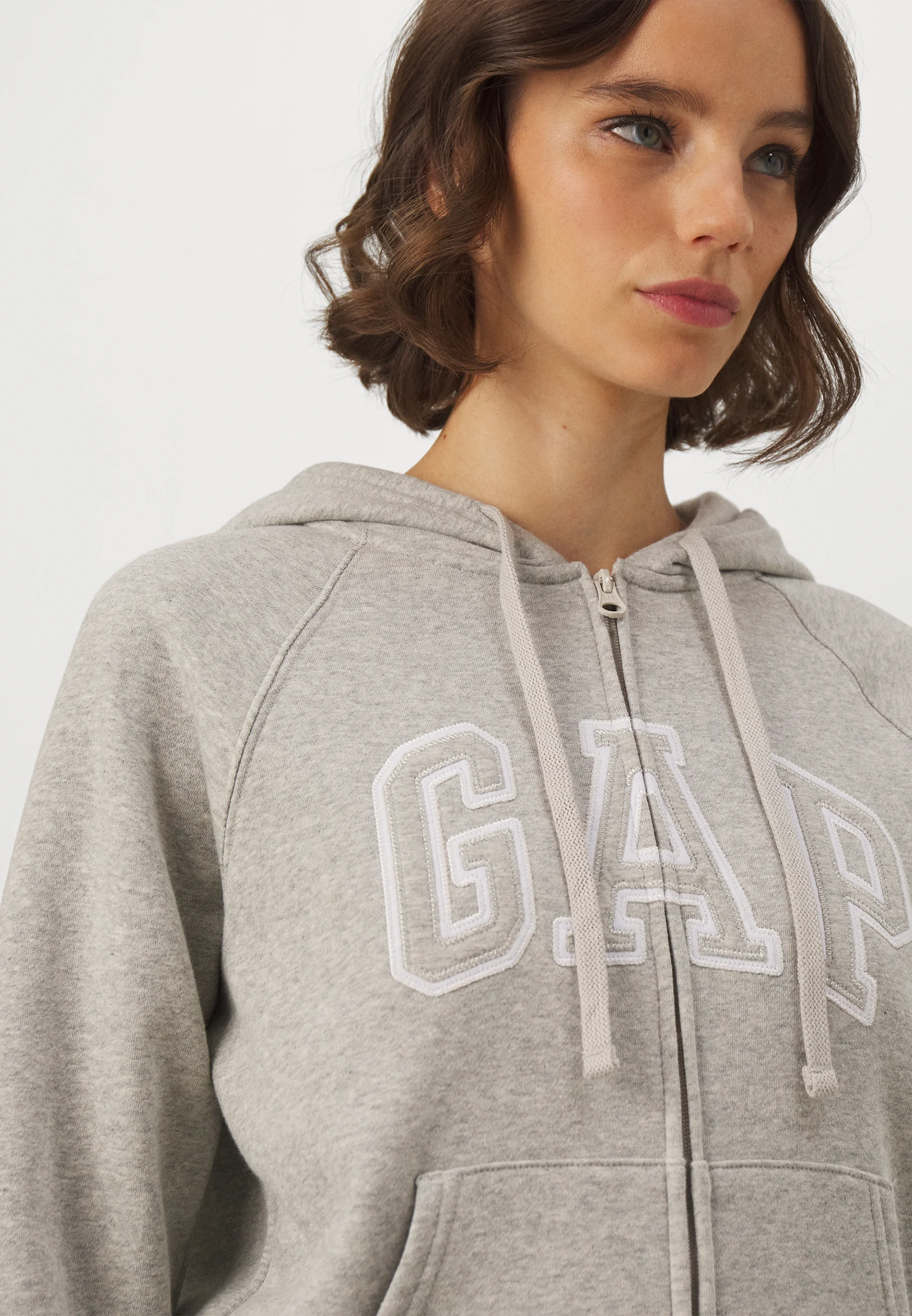 GAP Petite HERITAGE - Sudadera con cremallera