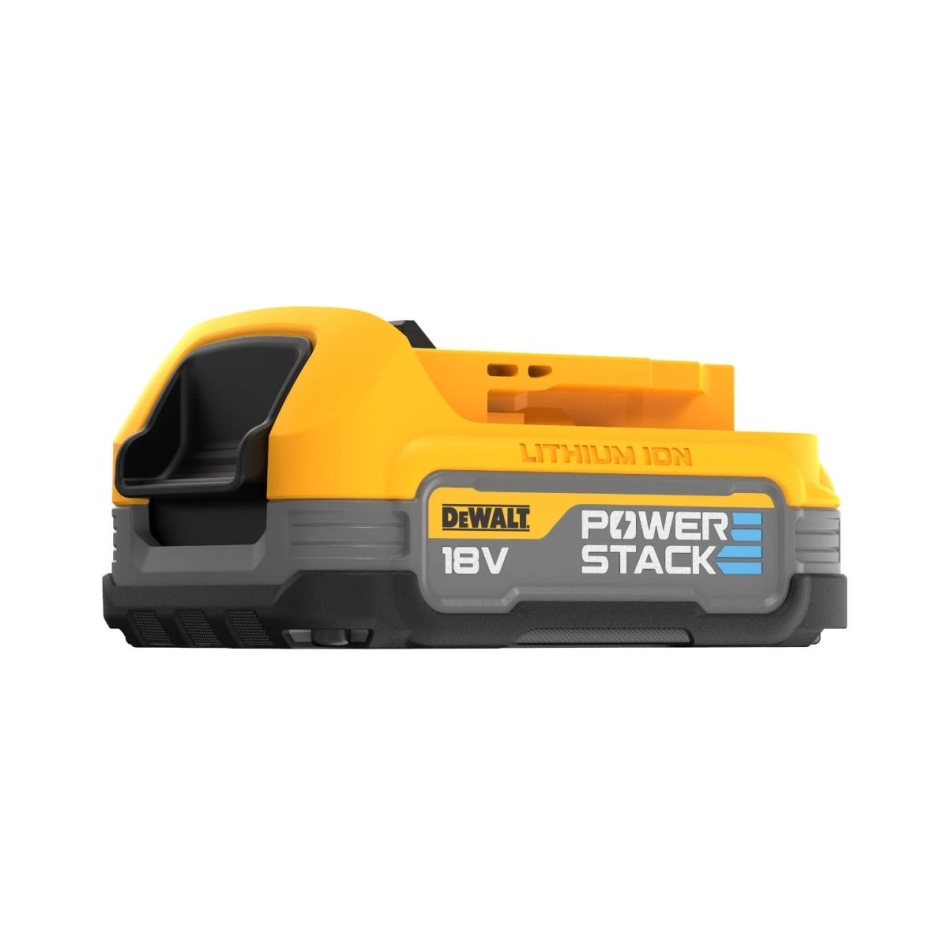 „DeWalt“ DCB1102E2-QW „PowerStack“ pradinis rinkinys – 2 x 18 V XR POWERSTACK akumuliatoriai + DCB1102 įkroviklis