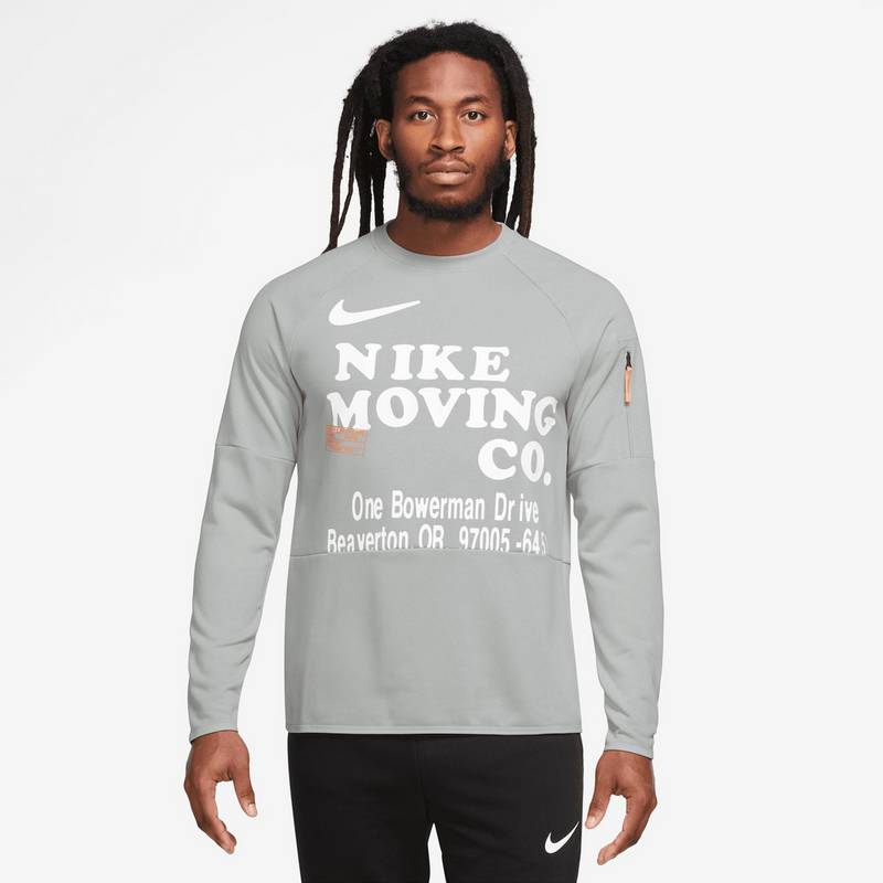 Nike Moving Company Graphic Dri-Fit Langarmshirt Herren