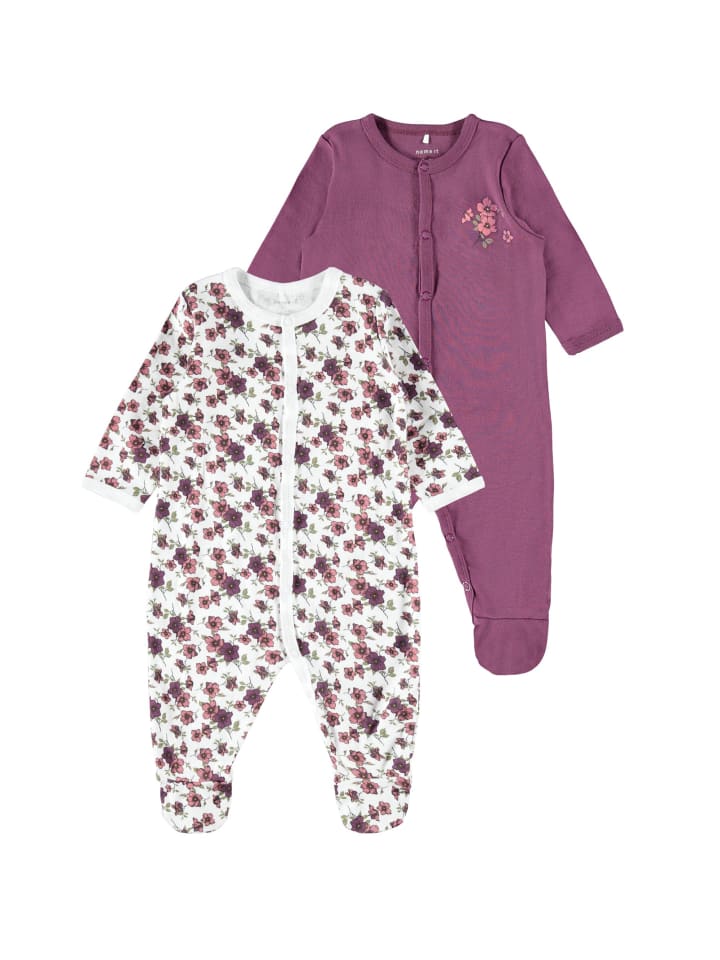 name it Schlafstrampler 2er Pack in prune purple günstig kaufen
