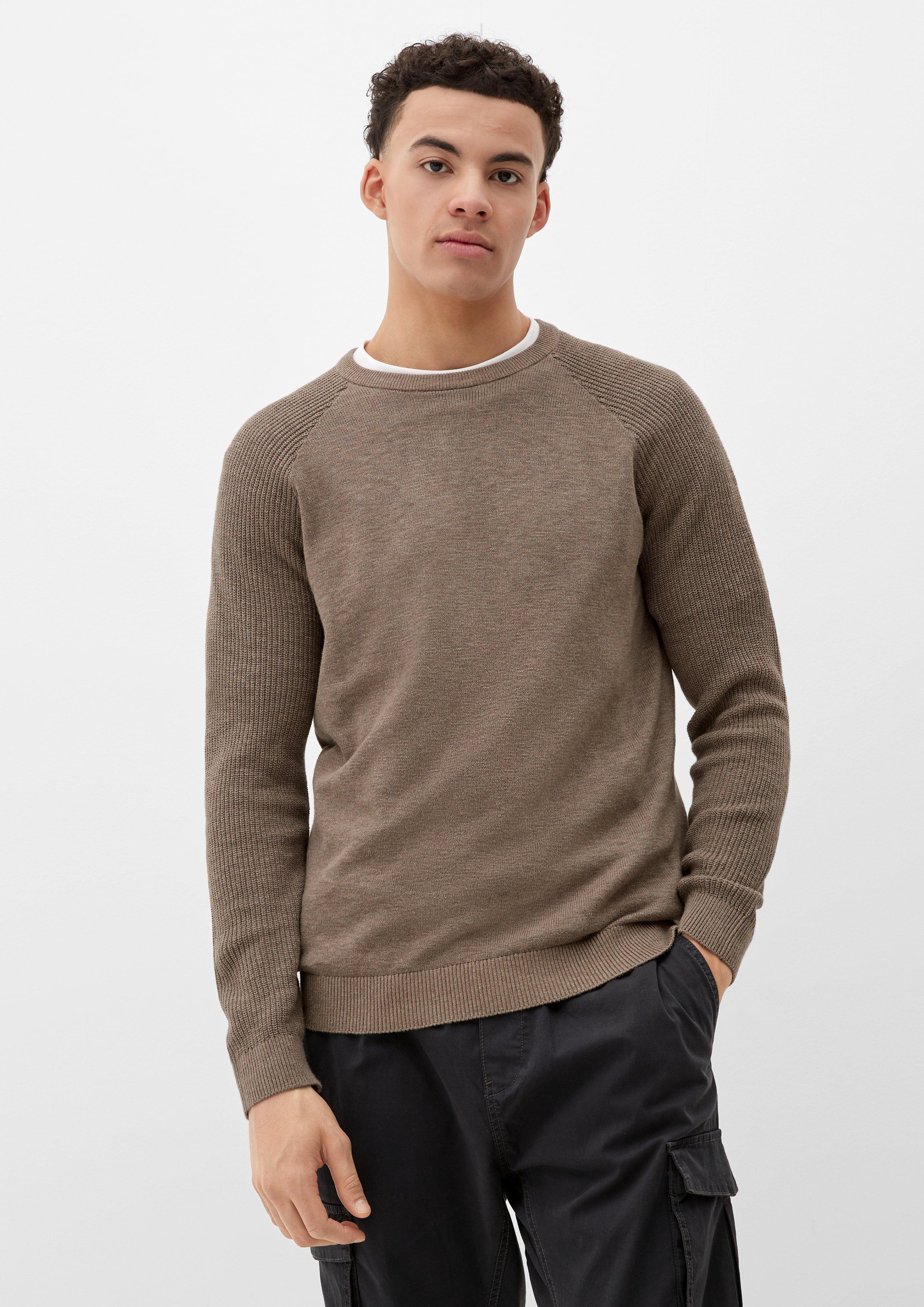 Raglanpulli aus Strukturstrick  44.899.61.X011-83W0