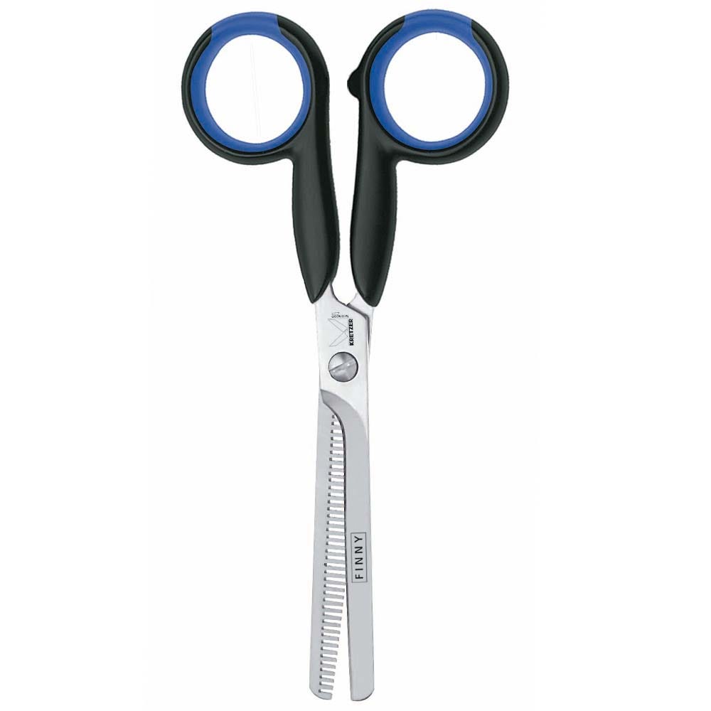 Kretzer Finny Profi schwarz-blaue Modellierschere 6