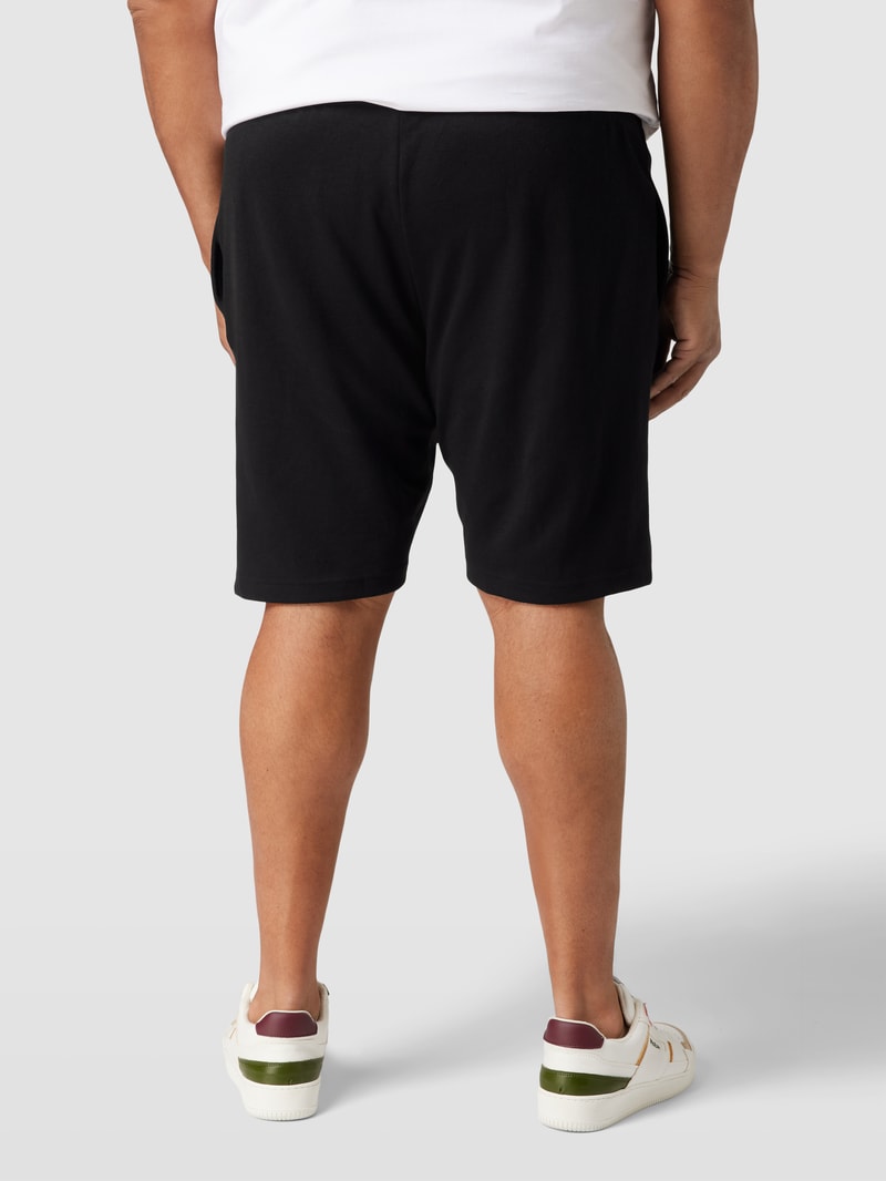 PLUS SIZE Sweatshorts mit Tunnelzug in schwarz