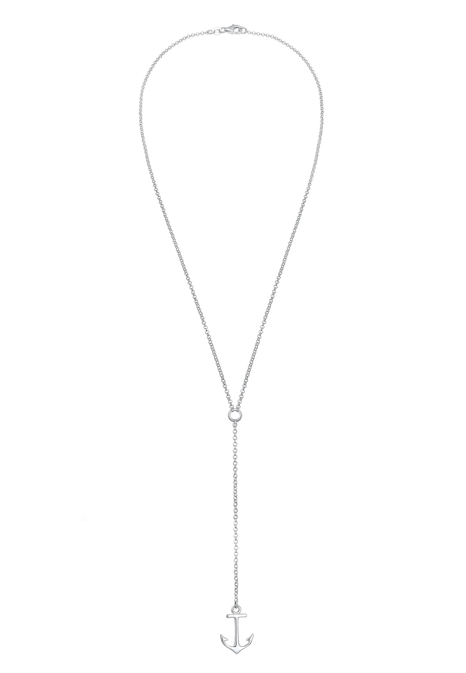 Elli YAnchor Chain Necklace Women (925/1000) Silver