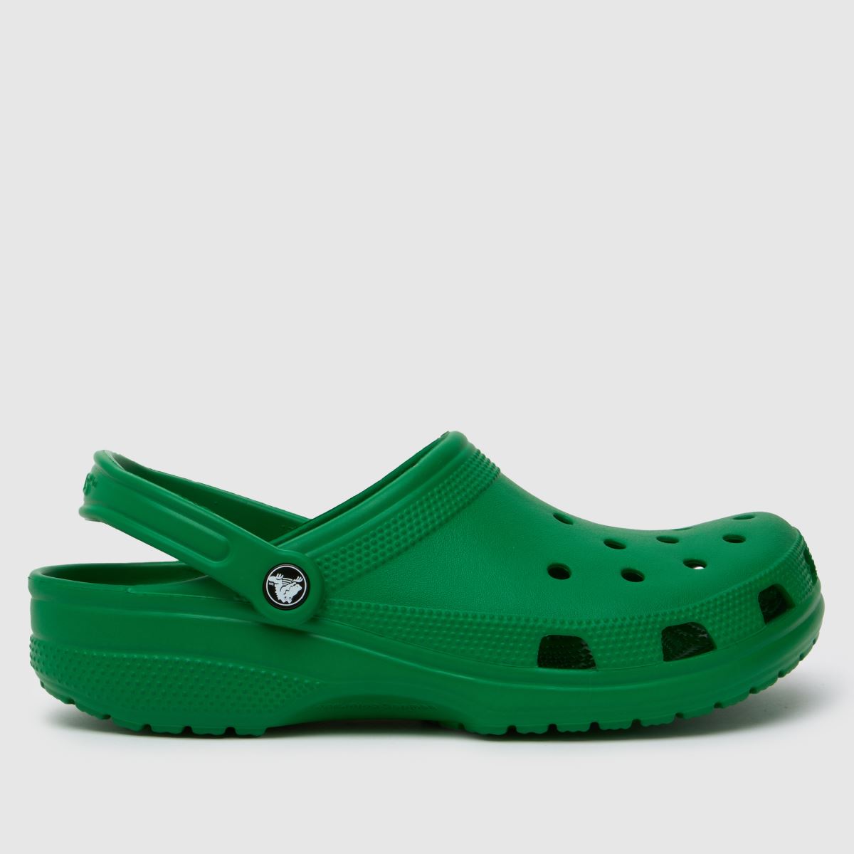 Crocs klasszikus klumpa szandál sötétzöld színben