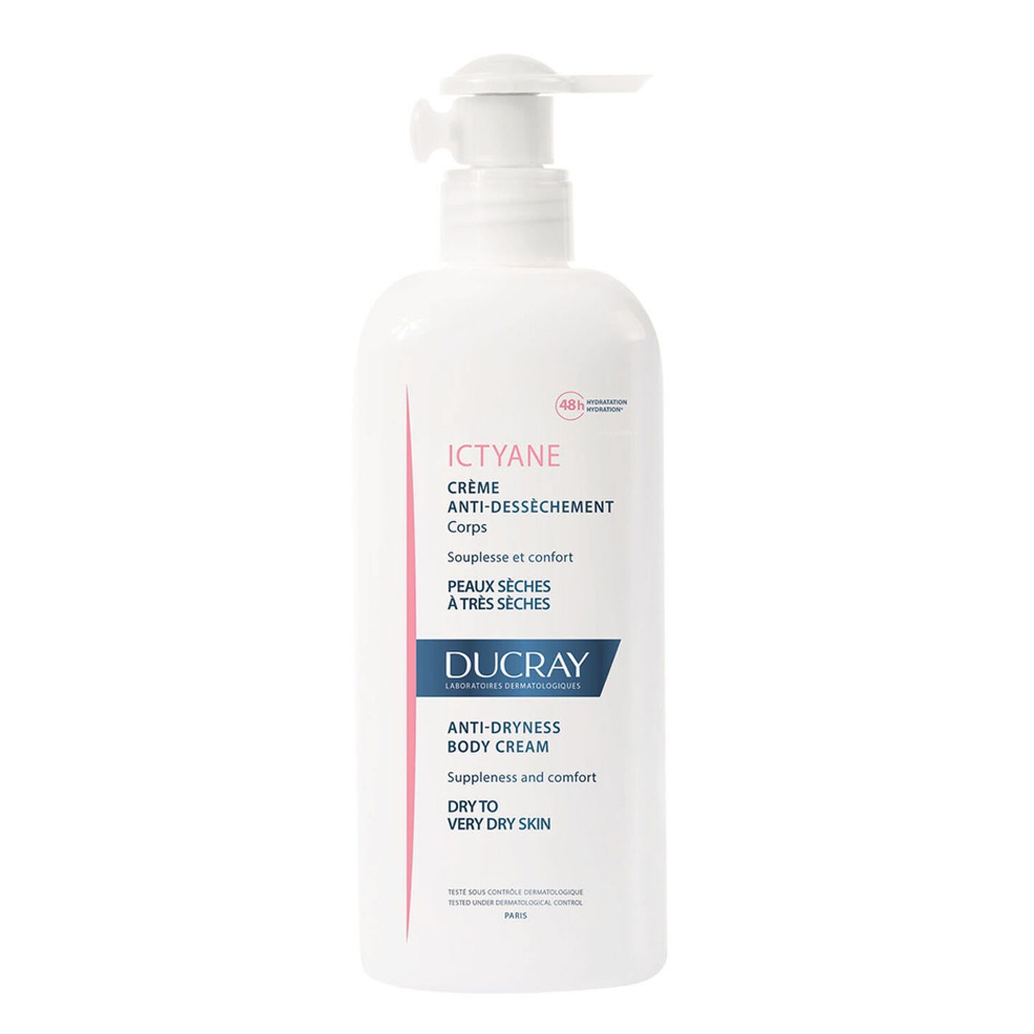 Ducray Ictyane Crème Visage & Corps Anti-Dessèchement 400 ml