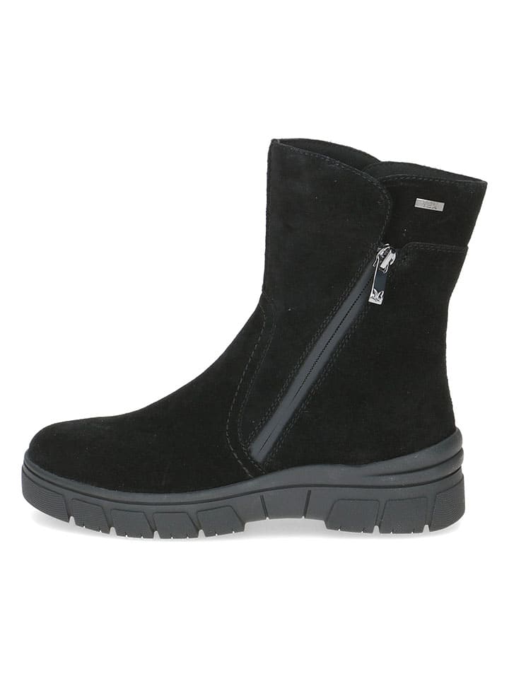Caprice Leder-Boots in Schwarz günstig kaufen