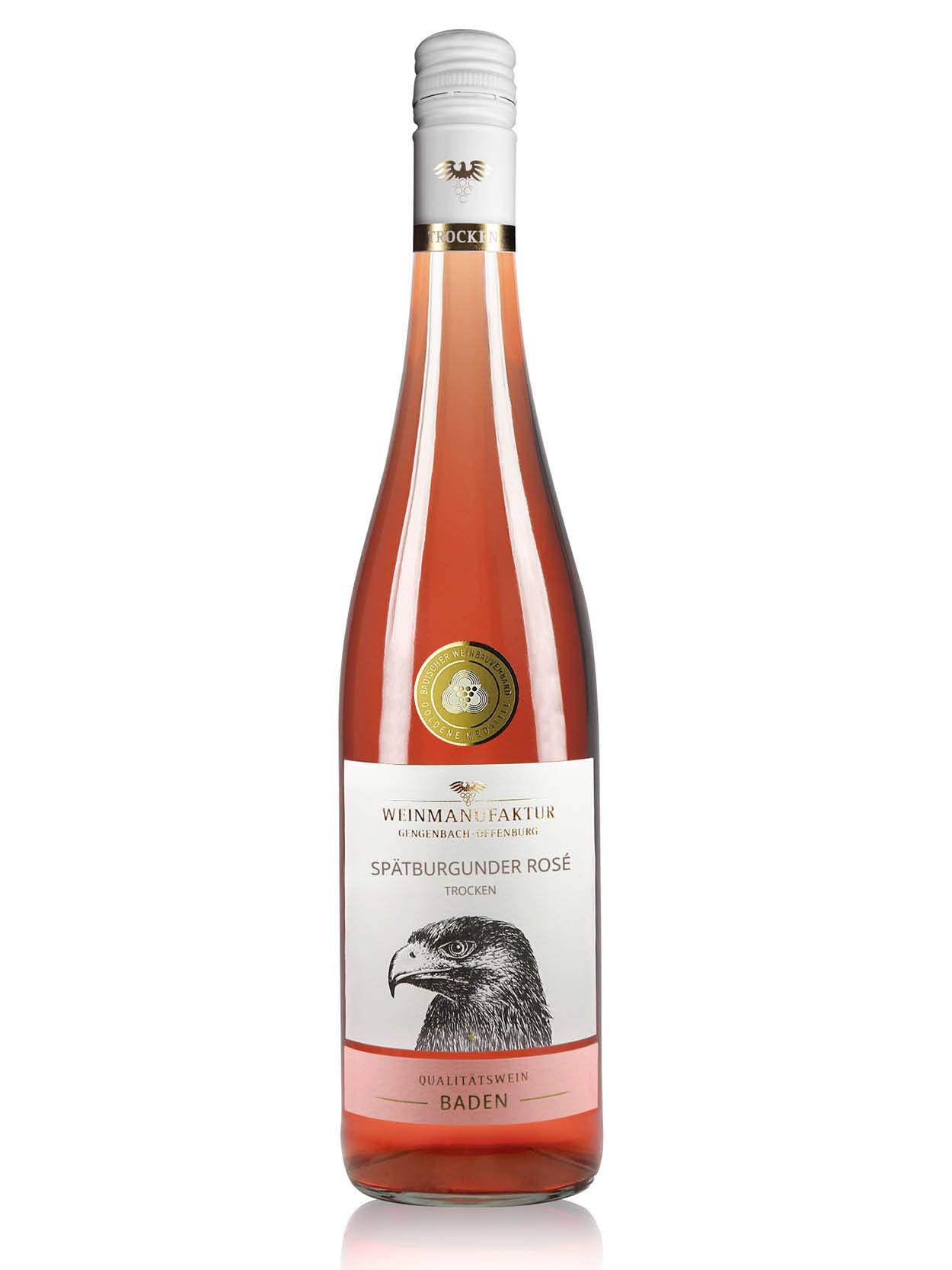 Weinmanufaktur Gengenbach-Offenburg Klassik Spätburgunder Rosé Qualitätswein trocken 0,75L 2022