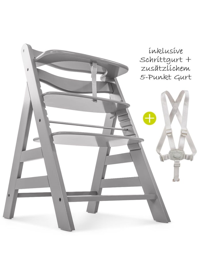 Hauck Hochstuhl Alpha Plus - Grey in grau günstig kaufen onesize