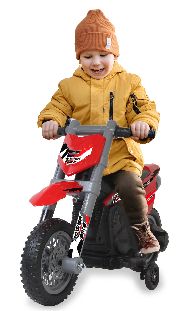 Jamara e.K. JAMARA-460677-Ride-on Motorrad Power Bike rot 6V