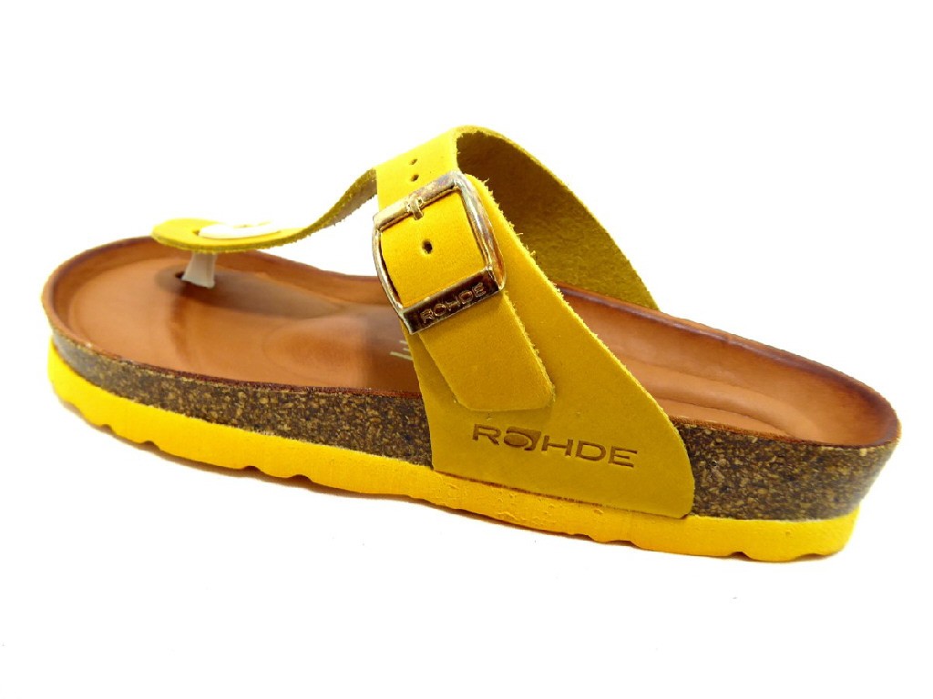 ROHDE Komfort Sandalen gelb