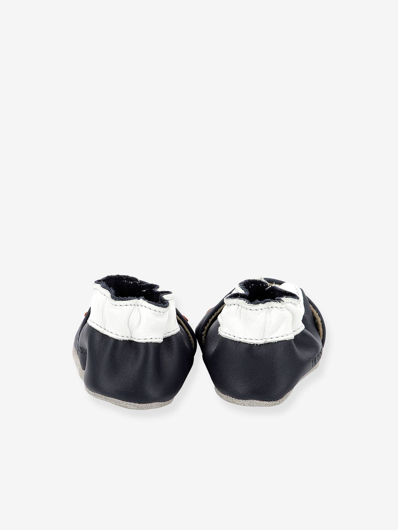Robeez Baby Krabbelschuhe CLASSICAR ROBEEZ, pflanzlich gegerbt - marine